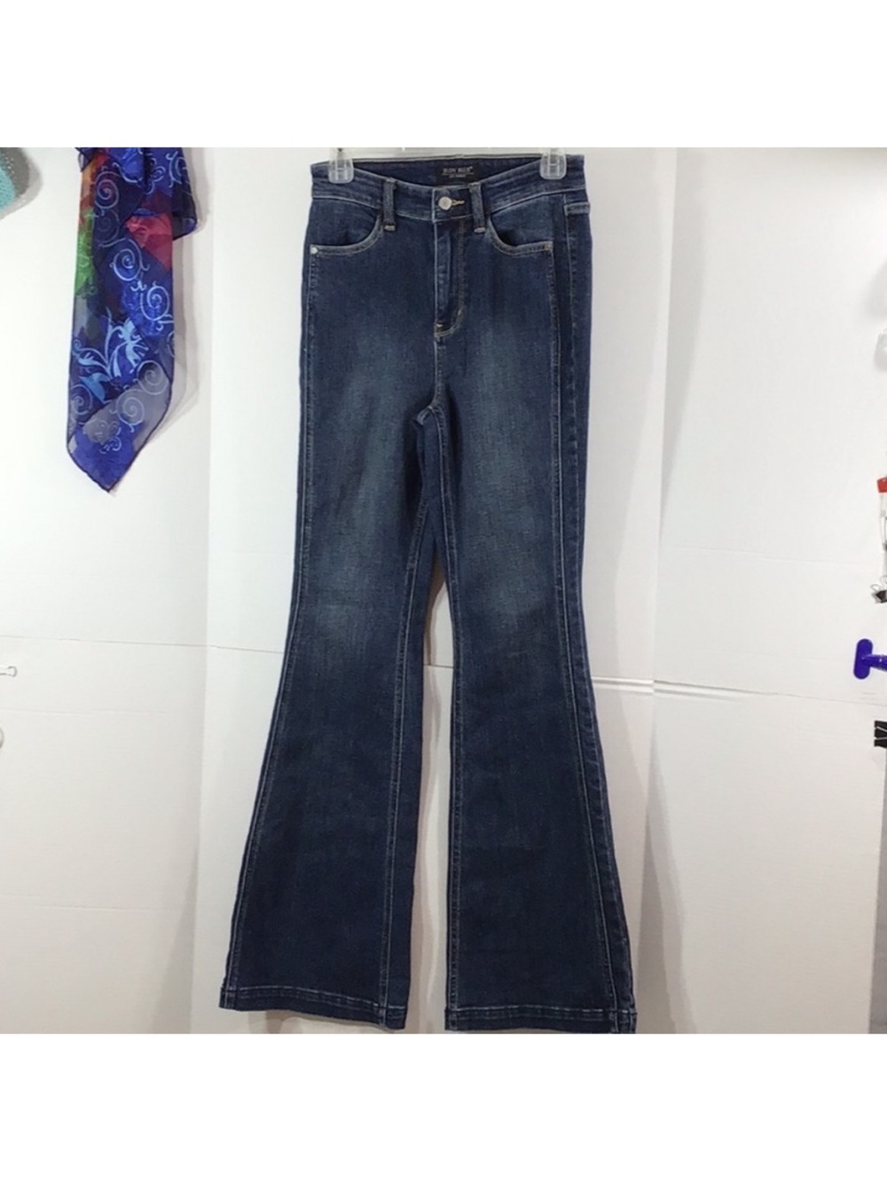 Judy Blue JB82538 Sunset Stroll high waist side seam flare jeans 26